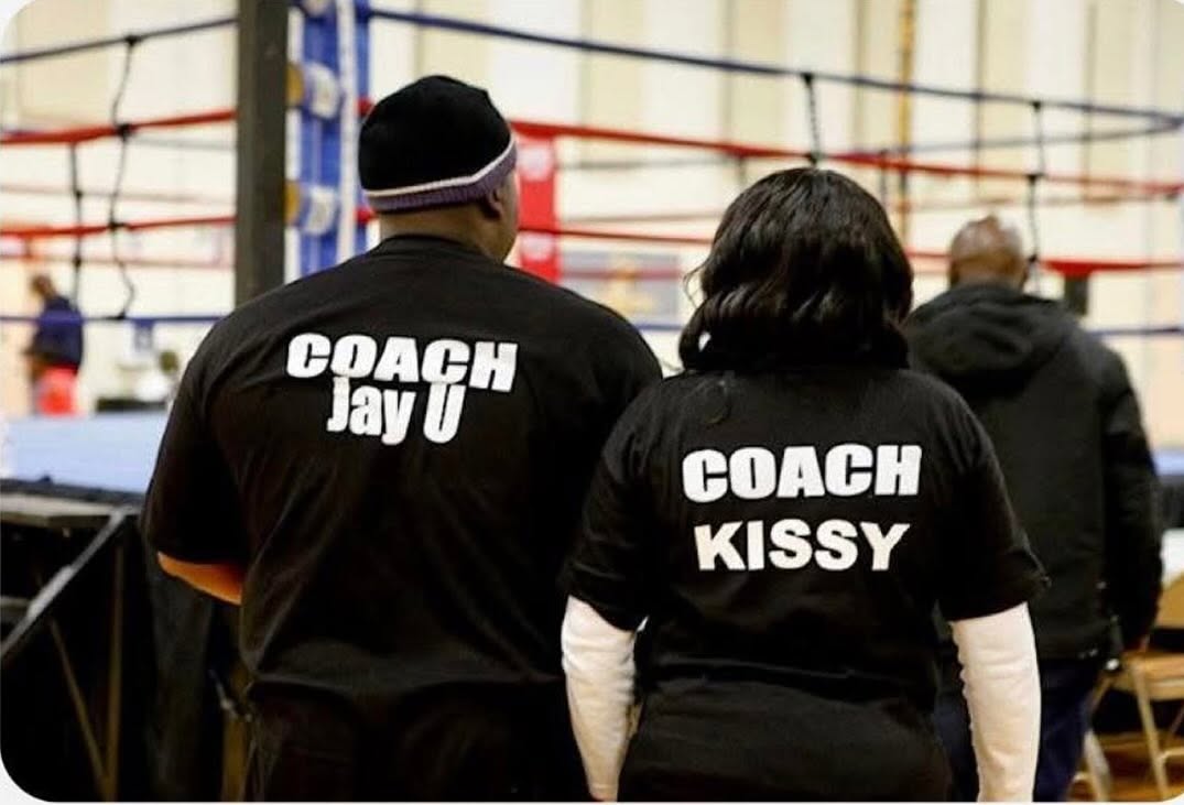 Coach Jay U and Coach Kissy, cornering our fighters.